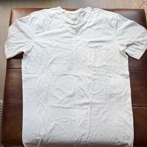 rag & bone White Short Sleeve Tee